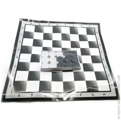 Настільна гра Darshan Шашки-нарди (37х37х2 см) 32296 Настільна гра Darshan Шашки-нарди (37х37х2 см) 32296