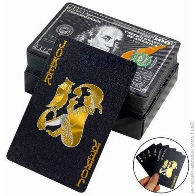 Настільна гра Darshan Картки Долар. Колода Срібло 54шт (408-18) Настільна гра Darshan Картки Долар. Колода Срібло 54шт (408-18)