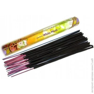 Аромапалички Darshan Аромат Білий Муск 6 граней, Пахощі для будинку (44102D) Аромапалички Darshan Аромат Білий Муск 6 граней, Пахощі для будинку (44102D)