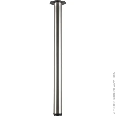 DC Мебельная ножка d60x820 мм для стола матовий нікель с верхней стальной крепежной пластиной DC Мебельная ножка d60x820 мм для стола матовий нікель с верхней стальной крепежной пластиной