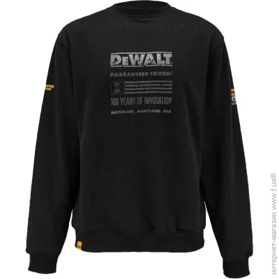  DeWALT, 100 YEAR LOGO SWEATSHIRT,  ,  XXL (DWC237-001-XXL)
