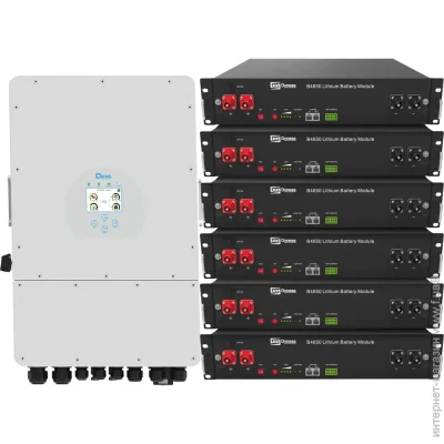  Deye SUN-12K-SG04LP3-EU-6DY14.4K-LFP-R 12kW 14.4kWh 6BAT LiFePO4 6000 