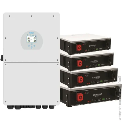  Deye SUN-16K-SG01LP1-EU-4DY20.48K-LFP-W 16kW 20.48kWh 4BAT LiFePO4 6000 