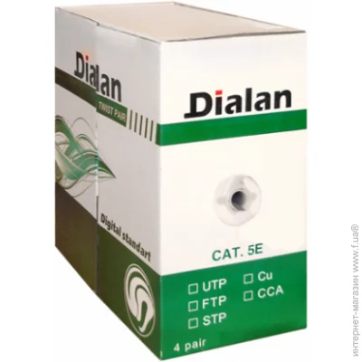   Dialan     4*2*0,50 UTP-cat.5e cat.5e (UTP  )  305 
