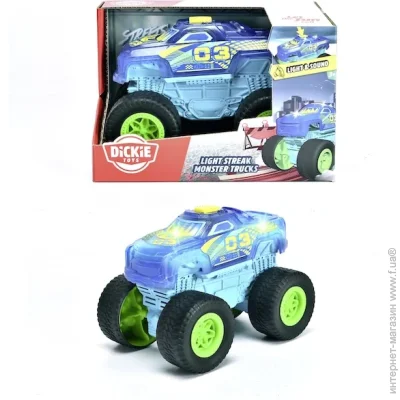 Dickie Toys Машинка Монстр-трак Сонік 3762006 Dickie Toys Машинка Монстр-трак Сонік 3762006