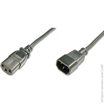   Digitus C14/M-C13/F, 1.8, black (AK-440201-018-S)
