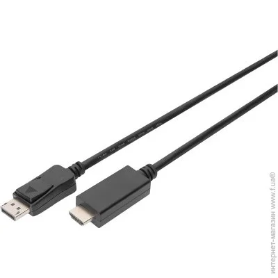   DIGITUS DisplayPort-HDMA UHD 4K, M/M Type A, 2m (AK-340303-020-S)