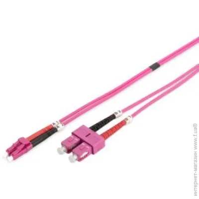 Digitus LC/UPC-SC/UPC, 50/125, MM, OM4, duplex, 10 (DK-2532-10-4)
