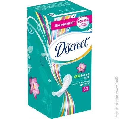   Discreet Deo Water Lily. Multiform, 60. (4015400108023)