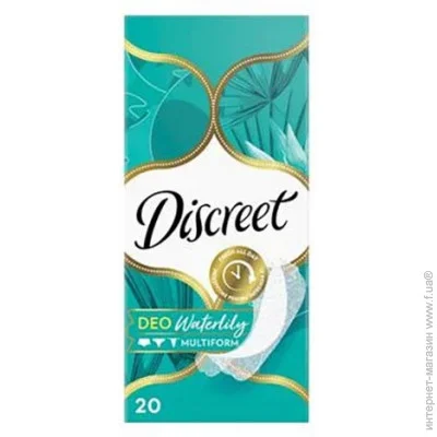 Ежедневные прокладки Discreet Single 20шт (8700216152846) Ежедневные прокладки Discreet Single 20шт (8700216152846)