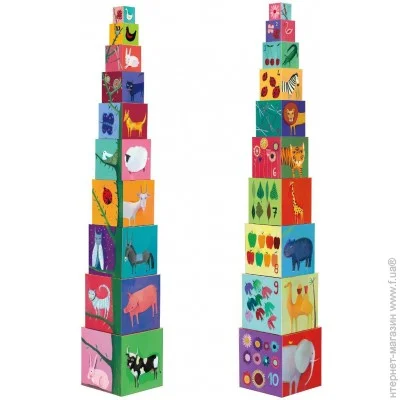 Кубики Djeco Мої друзі (DJ08505) Кубики Djeco Мої друзі (DJ08505)