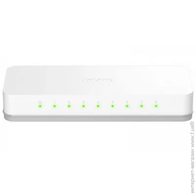 D-Link  DES-1008C/B1A 8xFE,  White (2127531231)