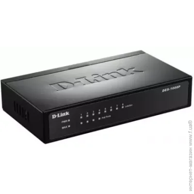 D-Link  DES-1008P/C1A Black (2128883165)