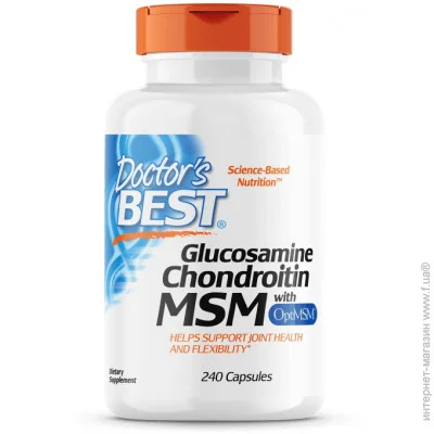   Doctor`S Best     Doctor"s Best Glucosamine Chondroitin MSM, 240 