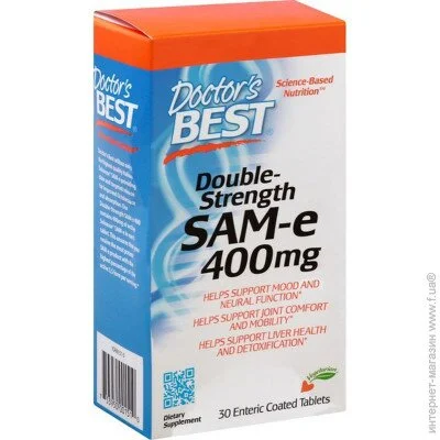   Doctor`S Best   Double Strength SAM-e 400 30  (4384302741)