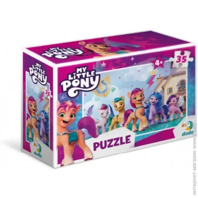 Пазл класичний Dodo Дитячі Пазли-міні My Little Pony "Нове покоління" DoDo 200380 35 елементів Пазл класичний Dodo Дитячі Пазли-міні My Little Pony "Нове покоління" DoDo 200380 35 елементів