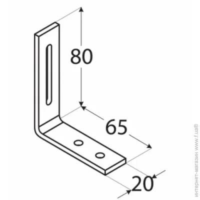 Domax   L- 80x65x20  3  KR1