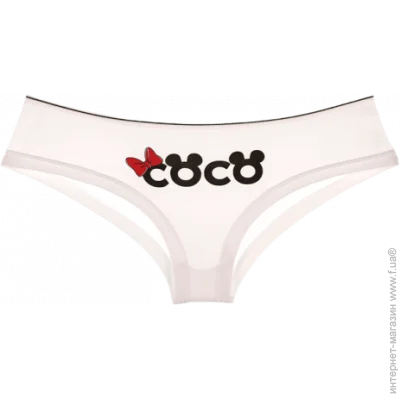 Женские трусы Однотонные шортики с принтом Coco - Donella - 39711103LF - S - Белый (CoCo) (26301) Женские трусы Однотонные шортики с принтом Coco - Donella - 39711103LF - S - Белый (CoCo) (26301)