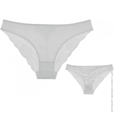 Жіночі труси Однотонні жіночі трусики з мереживом - Donella - 214304 - XXL - Білий (3246) Жіночі труси Однотонні жіночі трусики з мереживом - Donella - 214304 - XXL - Білий (3246)