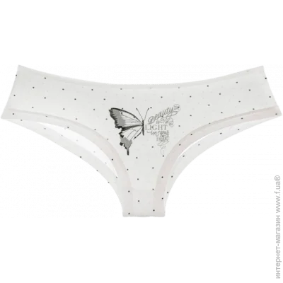 Жіночі труси Трусики шортики з принтом Метелик - Donella - 391051BJ - S - Білий (24481) Жіночі труси Трусики шортики з принтом Метелик - Donella - 391051BJ - S - Білий (24481)