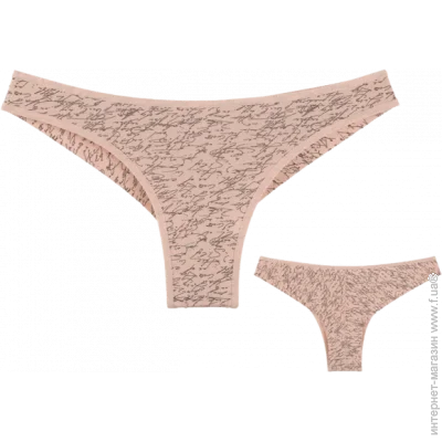 Жіночі труси Бразиліана труси з малюнком - Donella - 401108 - S - Бежевий (24783) Жіночі труси Бразиліана труси з малюнком - Donella - 401108 - S - Бежевий (24783)