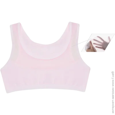 Дитячий топ на широких бретельках з прозорою вставкою - Donella - 4571PD2 - 134-140 см - Світло-рожевий (50833) Дитячий топ на широких бретельках з прозорою вставкою - Donella - 4571PD2 - 134-140 см - Світло-рожевий (50833)