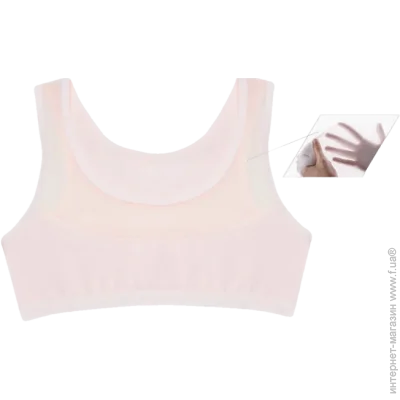 Дитячий топ на широких бретельках з прозорою вставкою - Donella - 4571PD2 - 146-152 см - Персиковий (50829) Дитячий топ на широких бретельках з прозорою вставкою - Donella - 4571PD2 - 146-152 см - Персиковий (50829)