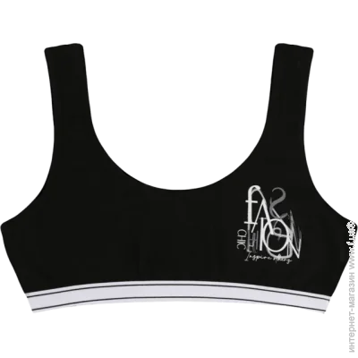 Підлітковий топ з написом на широких бретельках - Donella - 6071PB31 - 152-158 см - Чорний (51417) Підлітковий топ з написом на широких бретельках - Donella - 6071PB31 - 152-158 см - Чорний (51417)