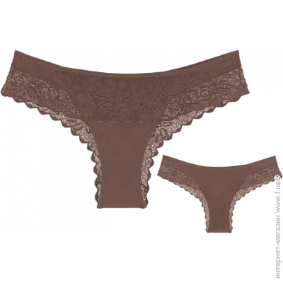 Женские трусы Женские трусики с кружевом Donella - Donella - 9971P - S - Коричневый (23862) Женские трусы Женские трусики с кружевом Donella - Donella - 9971P - S - Коричневый (23862)