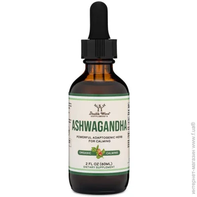   Double Wood Ashwagandha Drops 1200 mg 60 ml /60 servings/ (000022046)