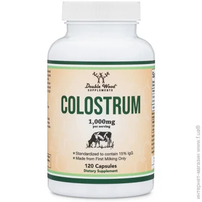   Double Wood Colostrum 500 mg 120 Caps (000021869)