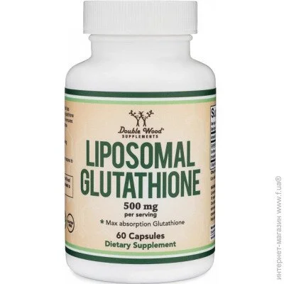   Double Wood Liposomal Glutathione 500 mg (2 caps per serving) 60 Caps (000020096)