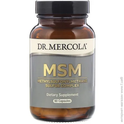   Dr. Mercola MSM, Methylsulfonylmethane Sulfur Complex 60 Caps (000021409)