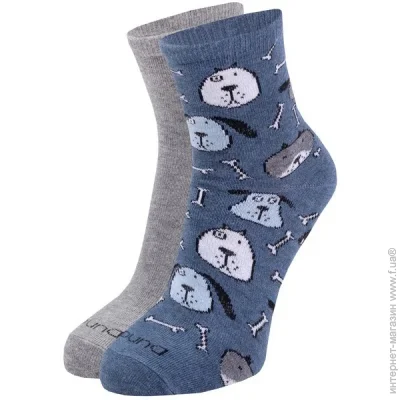 Шкарпетки Duna Комплект шкарпеток 1583 р.31-34 джинс із малюнком 2 шт. Шкарпетки Duna Комплект шкарпеток 1583 р.31-34 джинс із малюнком 2 шт.