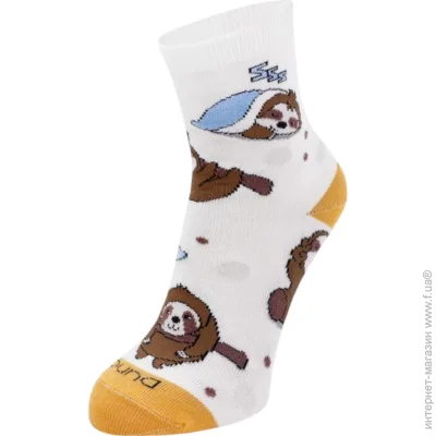 Duna Носки 4077 р.35-38 молочный с рисунком 1 шт. Duna Носки 4077 р.35-38 молочный с рисунком 1 шт.