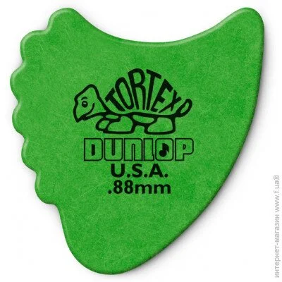 Dunlop Manufacturing  Dunlop 4141-0.88 Tortex Fin Pick 0.88 mm (1 .)