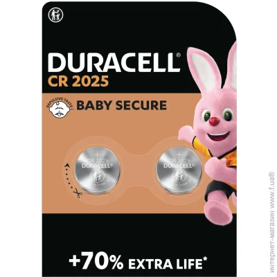  Duracell DL2025/CR2025 2 . (5017621/5014805/5010963)