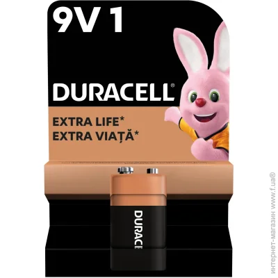  Duracell 9V 1.   (MN1604 KPN1*1)