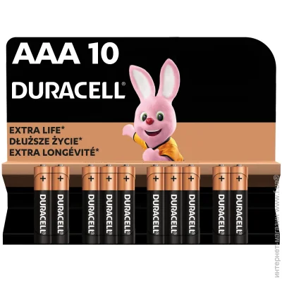  Duracell AAA, 10.   (5002509/5006462)