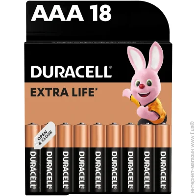  Duracell AAA 18.   (5000394107557)