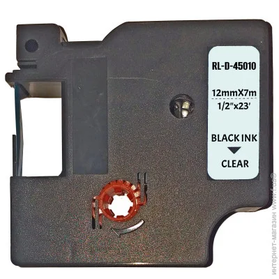 Dymo     RL-D-45010P-BK/CL,   45010 / S0720500,    D1. : 12  7.   