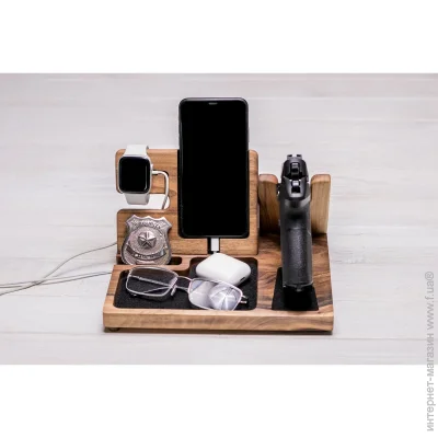       iPhone  Apple      EcoWalnut Police iWatch (0272)
