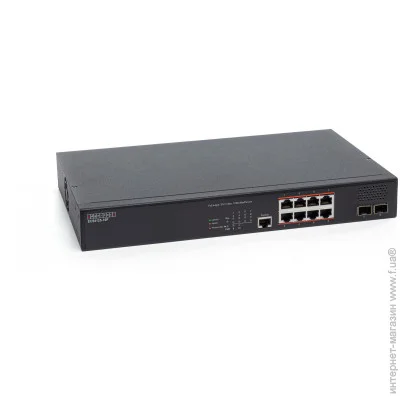  Edge-core ECS4125-10P L2+, 8 x 1G/2.5G RJ45, 2 x 10G SFP+ Ports, 240W 802.3af/at/bt PoE