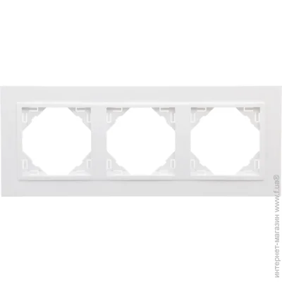 Efapel Рамка тримісна ANIMATO Logus універсальна білий 90930 TBB Efapel Рамка тримісна ANIMATO Logus універсальна білий 90930 TBB