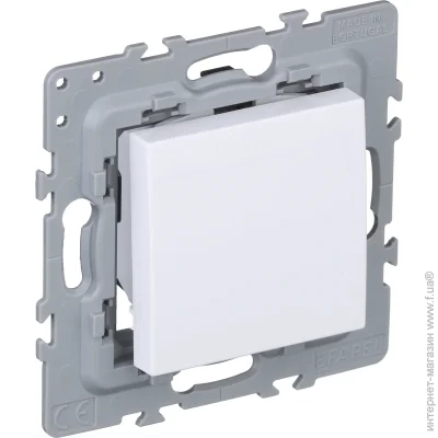 Efapel Выключатель одноклавишный Latina без подсветки белый матовый 4705112 SBM Efapel Выключатель одноклавишный Latina без подсветки белый матовый 4705112 SBM
