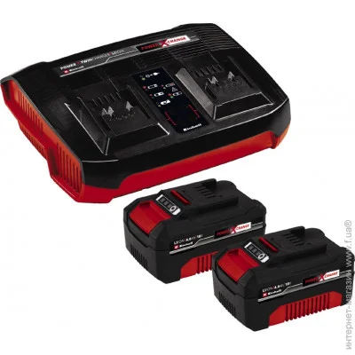   Einhell 2x 4,0Ah & Twincharger Kit ,0 .. +     2  18 (4512112)