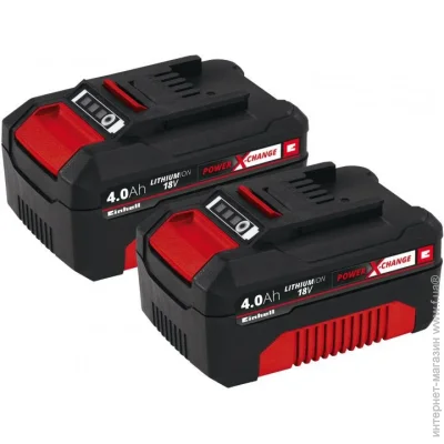   Einhell PXC-Twinpack 4,0 Ah (4511489) 18  4 A/