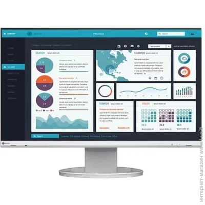  Eizo 23.8 " 60  FlexScan EV2490 White (EV2490-WT)