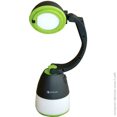 Настольная лампа Electrohouse LED светильник настольный многофункциональный, зеленый+черный (EH-LMT-06) Настольная лампа Electrohouse LED светильник настольный многофункциональный, зеленый+черный (EH-LMT-06)