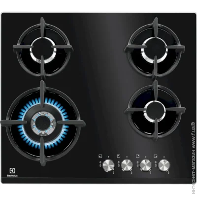 Варильна поверхня газова Electrolux KGG6407K гартоване скло Варильна поверхня газова Electrolux KGG6407K гартоване скло